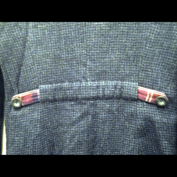 FREE PEOPLE small checkered wool jacket size 4 EUC - Picture 7 of 12